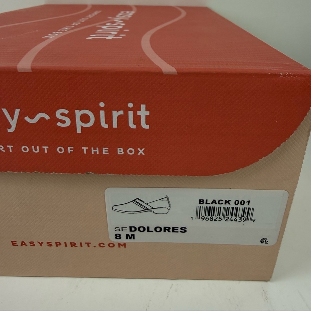 Easy Spirit  Dolores Slip-On Shoe Womens 8M Black Leather NEW - Picture 13 of 14